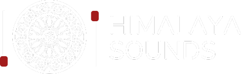 Landscape Logo Himalaya Sounds white